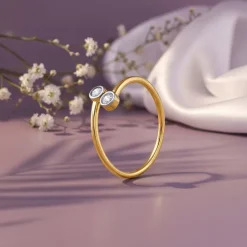 Gold Seraphina Lab Grown Diamond Ring (Size 12)