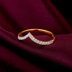 Gold Serene Valley Diamond Ring