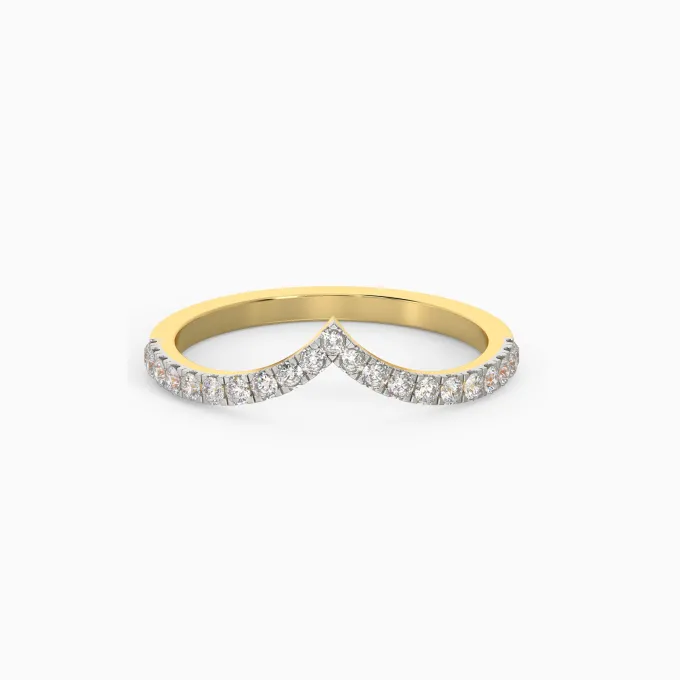 Gold Serene Valley Diamond Ring