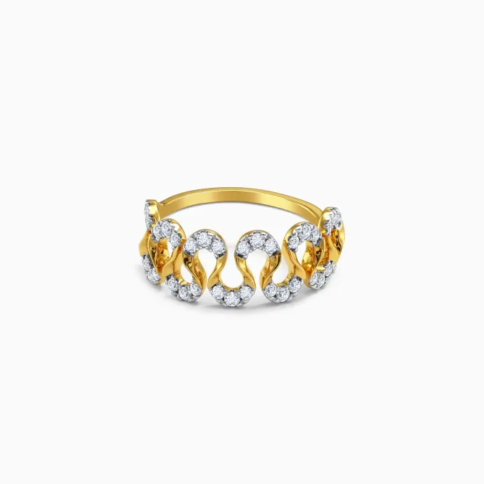 Gold Simone Lab Grown Diamond Ring (Size 12)