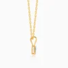Gold Simply Diamond Pendant