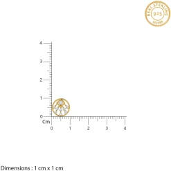 Gold Solene Lab Grown Diamond Earrings