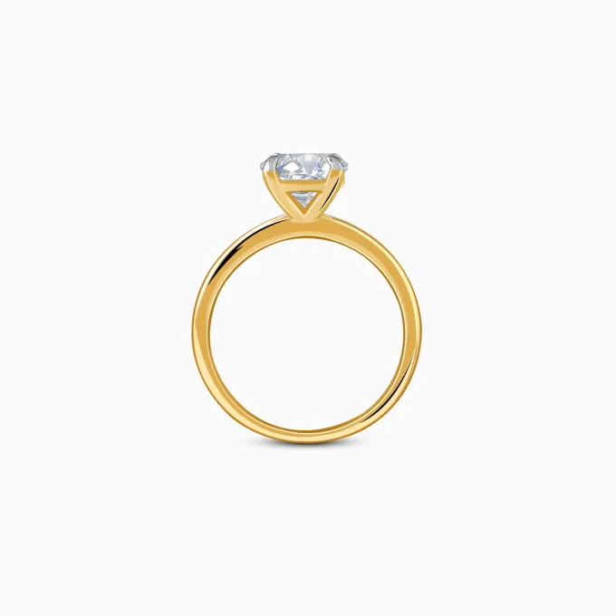 Gold Soul Solitaire Lab Grown Diamond Ring