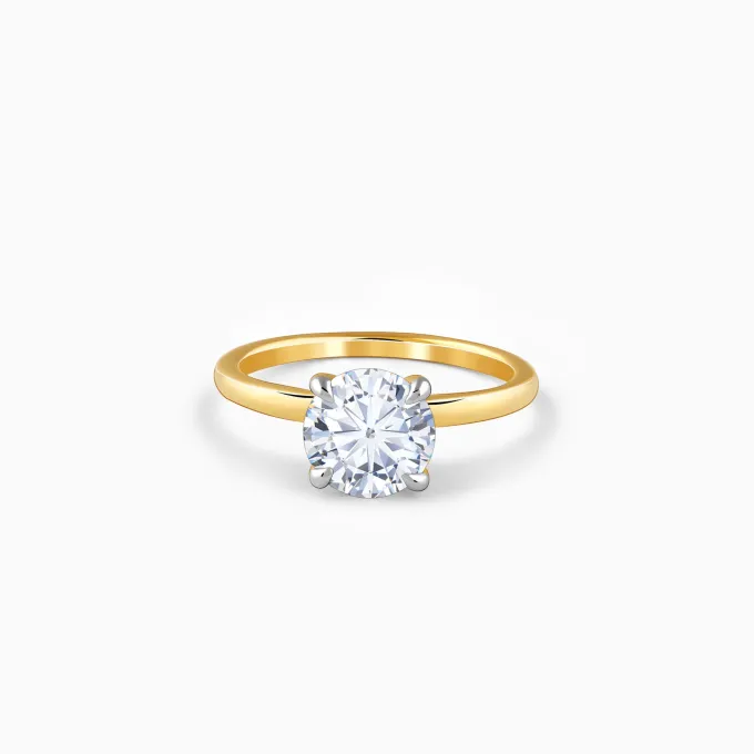 Gold Soul Solitaire Lab Grown Diamond Ring