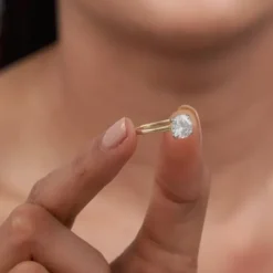Gold Soul Solitaire Lab Grown Diamond Ring