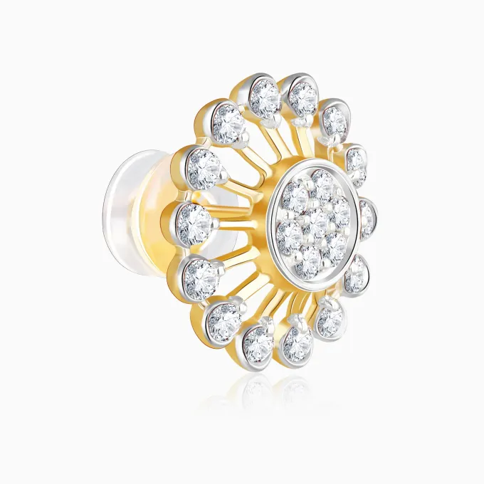 Gold Sparkler Diamond Earrings