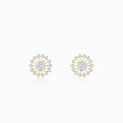 Gold Sparkler Diamond Earrings