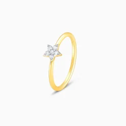 Gold Star Constellation Diamond Ring