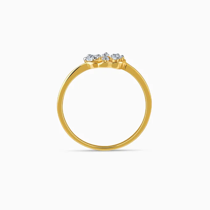 Gold Starry Glow Lab Grown Diamond Ring