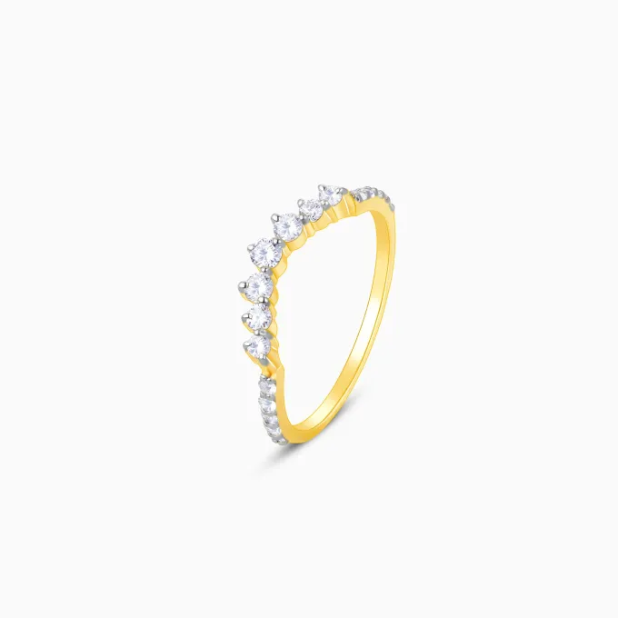 Gold Sublime Affection Diamond Ring