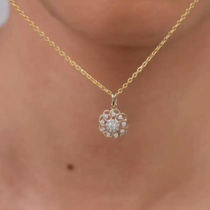Gold Sunlit Sparkle Lab Grown Diamond