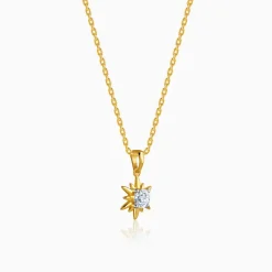 Gold Sunshine Dream Lab Grown Diamond Pendant