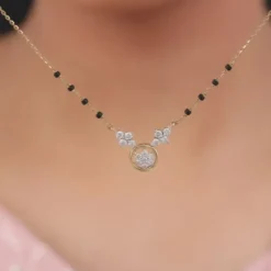 Gold Swapna Lab Grown Diamond Mangalsutra