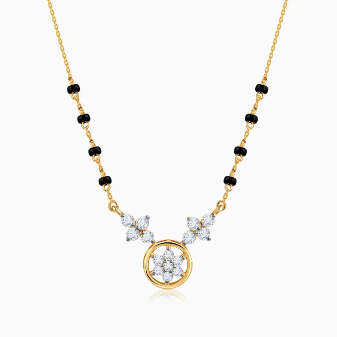 Gold Swapna Lab Grown Diamond Mangalsutra