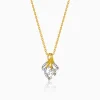Gold Sylva Lab Grown Diamond Pendant