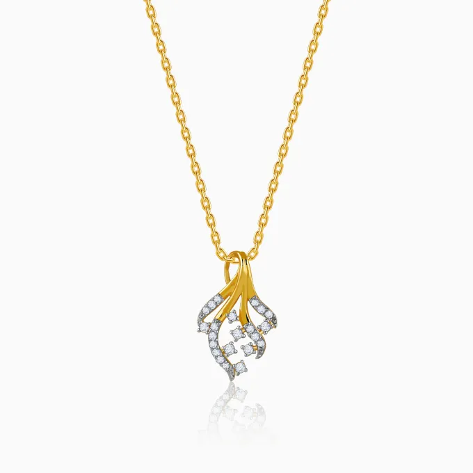 Gold Sylva Lab Grown Diamond Pendant