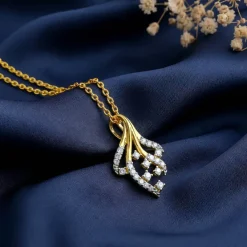 Gold Sylva Lab Grown Diamond Pendant