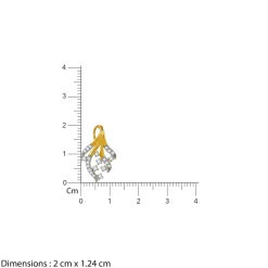 Gold Sylva Lab Grown Diamond Pendant