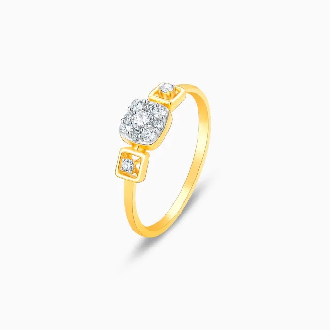 Gold Tapestry Of Life Diamond Ring
