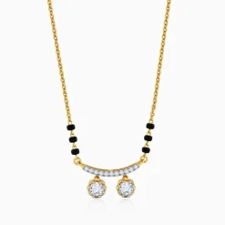 Gold Tavisha Lab Grown Diamond Mangalsutra