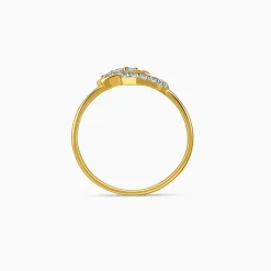Gold Tria Bloom Lab Grown Diamond Ring (Size 12)