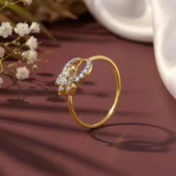 Gold Tria Bloom Lab Grown Diamond Ring (Size 12)