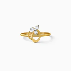 Gold Trilea Lab Grown Diamond Ring