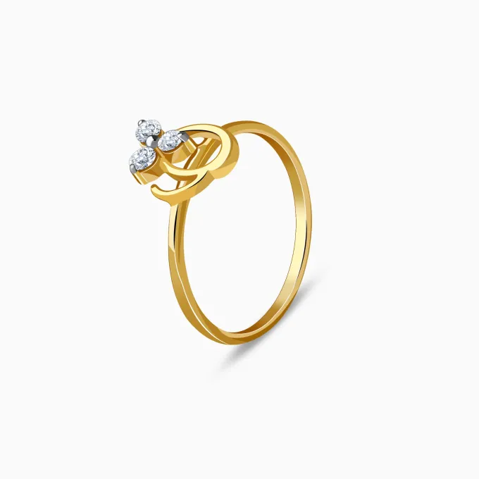 Gold Trilea Lab Grown Diamond Ring