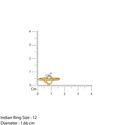 Gold Trilea Lab Grown Diamond Ring