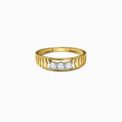 Gold Troika Lab grown Diamond Ring (Size 12)