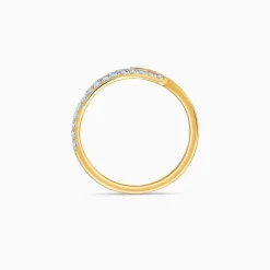 Gold Twin Glow Lab Grown Diamond Ring