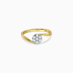 Gold Twine Spark Lab Grown Diamond Ring (Size 12)