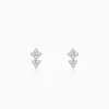 Gold Two Promises Lab Grown Diamond Earrings
