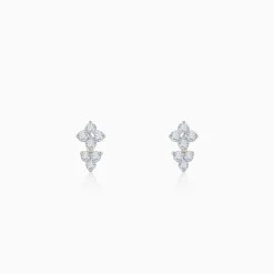 Gold Two Promises Lab Grown Diamond Earrings