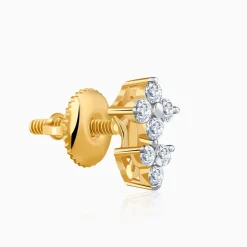 Gold Two Promises Lab Grown Diamond Earrings