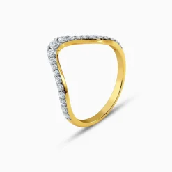 Gold Vanki Lab Grown Diamond Ring (Size 12)