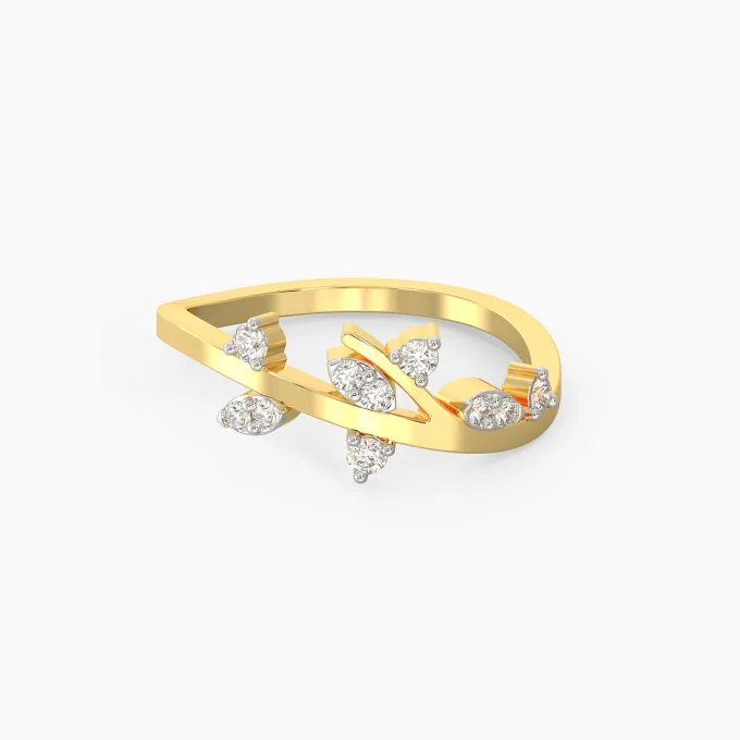 Gold Vibrant Spirit Diamond Ring