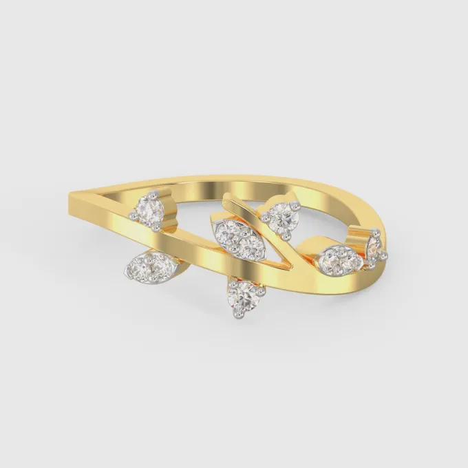 Gold Vibrant Spirit Diamond Ring