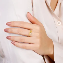 Gold Vibrant Spirit Diamond Ring