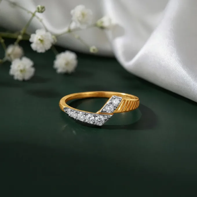 Gold Violette Lab Grown Diamond Ring (Size 12)