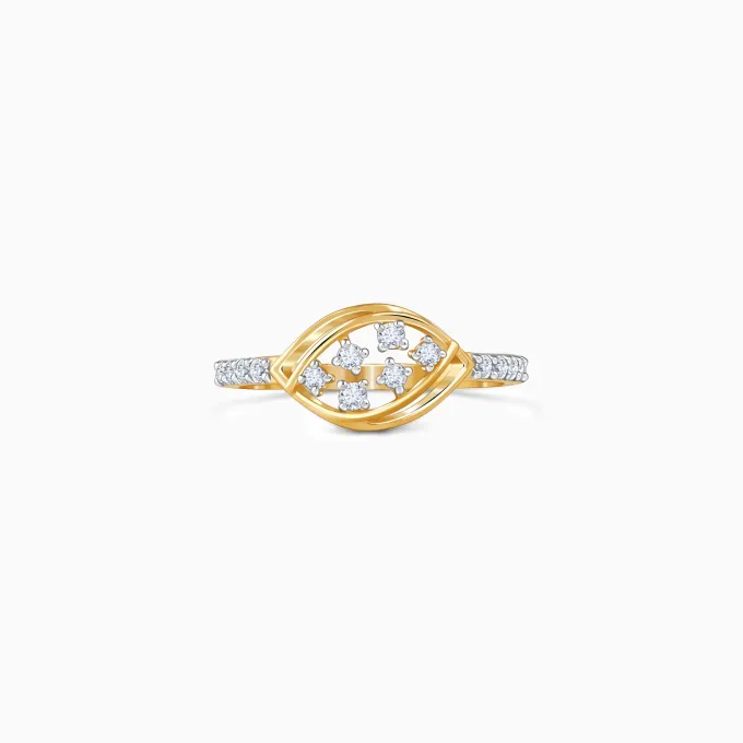 Gold Visionary Spark Lab Grown Diamond Ring