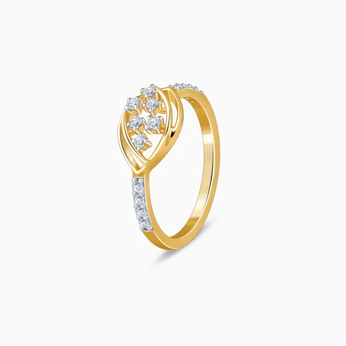 Gold Visionary Spark Lab Grown Diamond Ring
