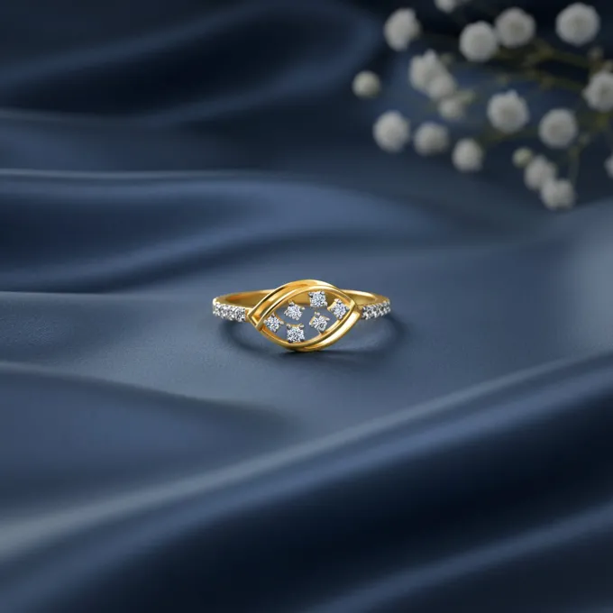Gold Visionary Spark Lab Grown Diamond Ring