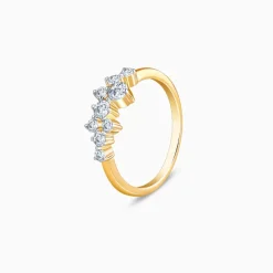 Gold Whispering Dew Lab Grown Diamond Ring