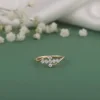 Gold Willow Lab Grown Diamond Ring