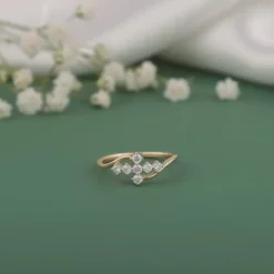 Gold Willow Lab Grown Diamond Ring