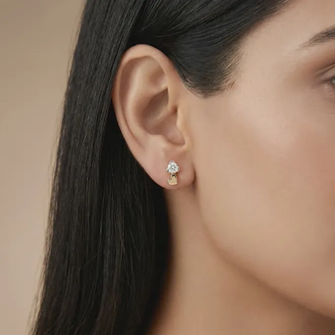 Gold Zephyr Lab Grown Diamond Earrings