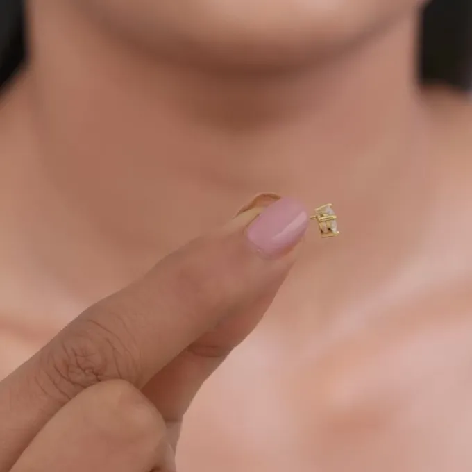 Golden Amara Ear Piercings