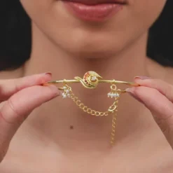 Golden Ambika Bangle Bracelet