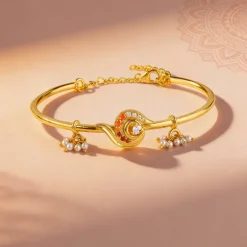 Golden Ambika Bangle Bracelet